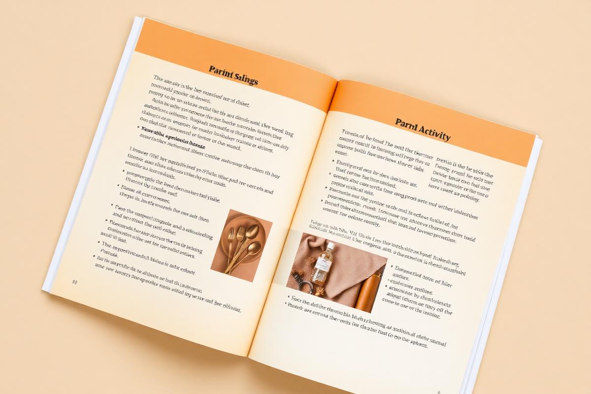 Páginas internas del ebook con actividades para bebés
